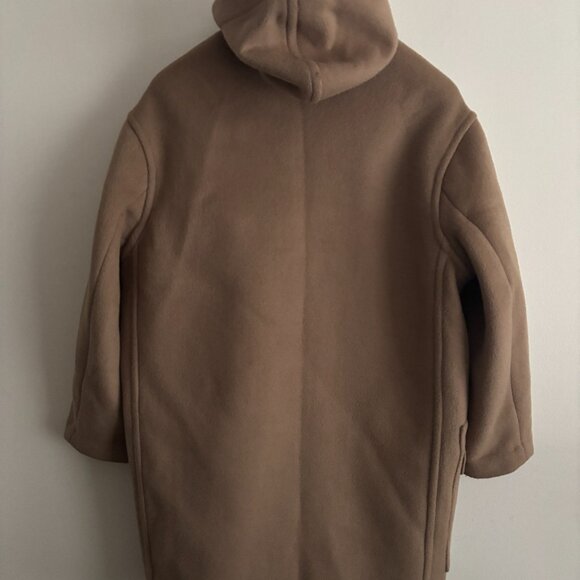J. Press x Gloverall Duffle Coat Mi England Tan Beige Wool Overcoat - 38/ Medium - Picture 8 of 15